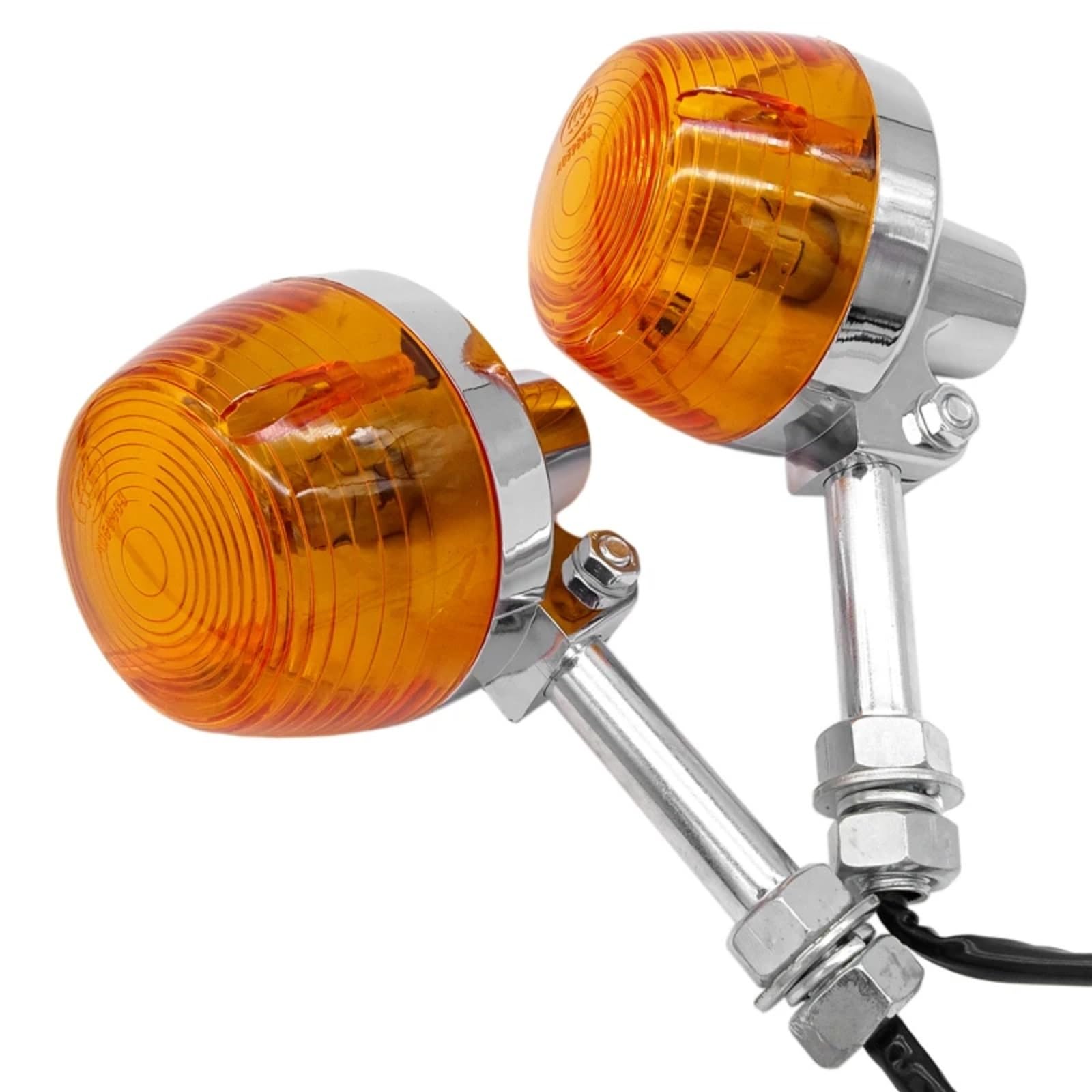 Moto Intermitentes Para XL100 C70 CT70 CT90 CB350 CM400 CB450 CB750 Motocicleta Trasera 10mm Luz Intermitente Indicadores Intermitentes Lámpara Ámbar