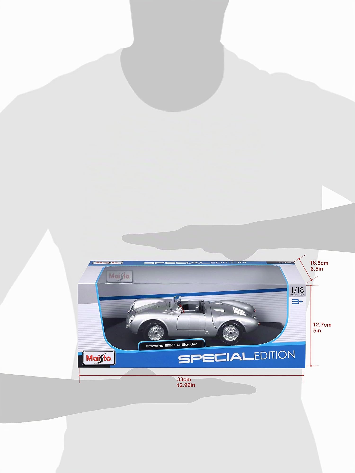 Maisto 31843 - Porsche 550A Spyder 1:18