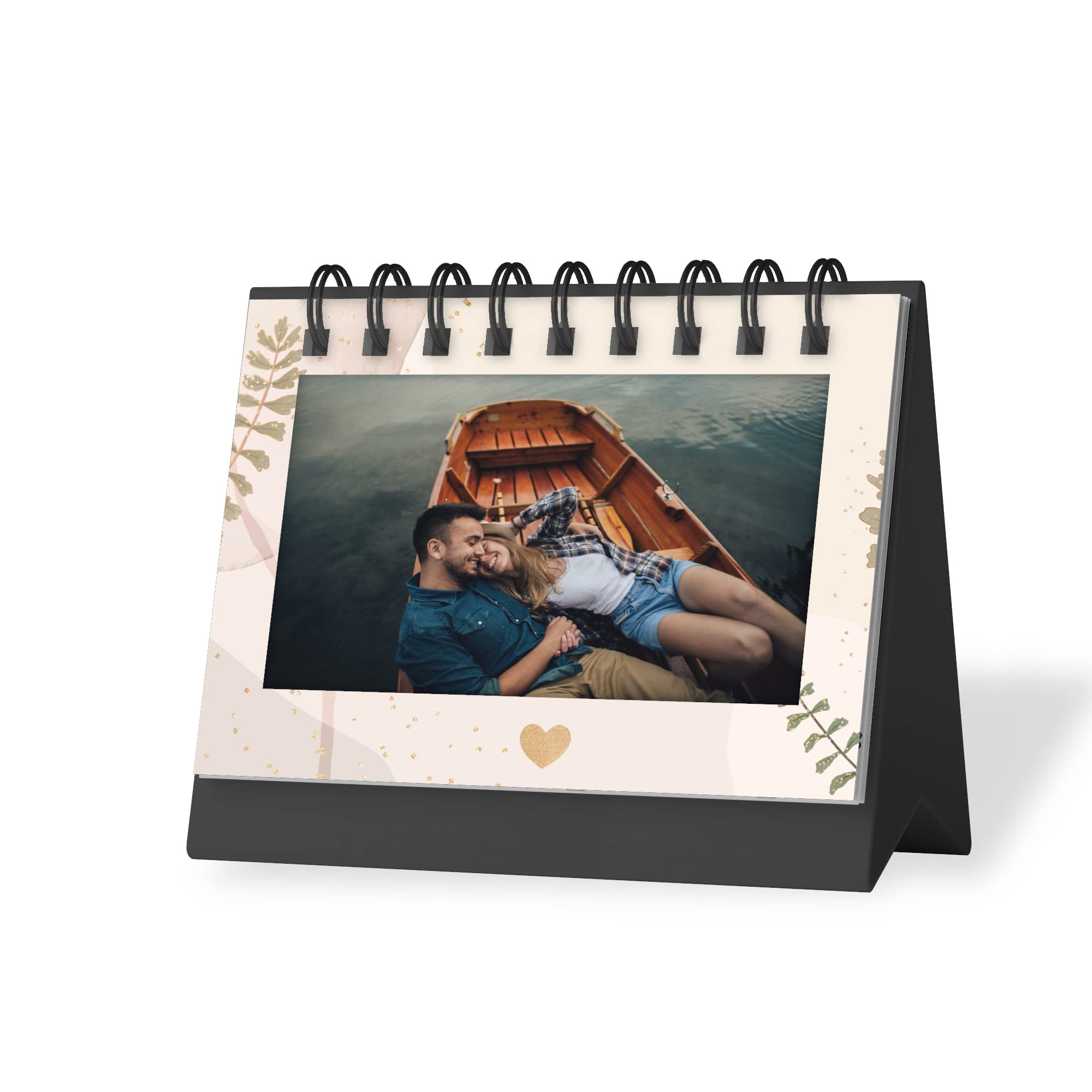 Flip Frame » Love « For 12 Pictures size 6x4 in Desk Picture Frame