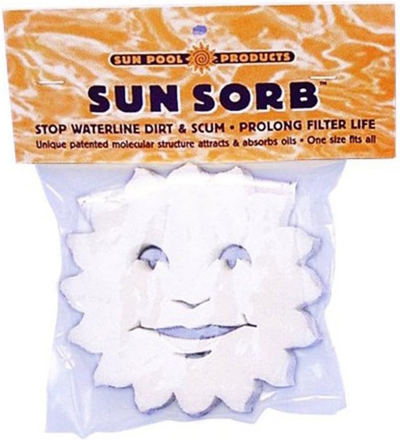 Sun Pool SS-1-24 Sun Sorb Absorbing Sponge for Pools - Pack of 24