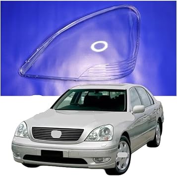 Compatible for Lexus LS LS430 LS460 LS600 1999 2000 2001 2002 2003 Car Headlamp Lens Cover Headlight Glass Lamp Shell Transparent LampshadeRight