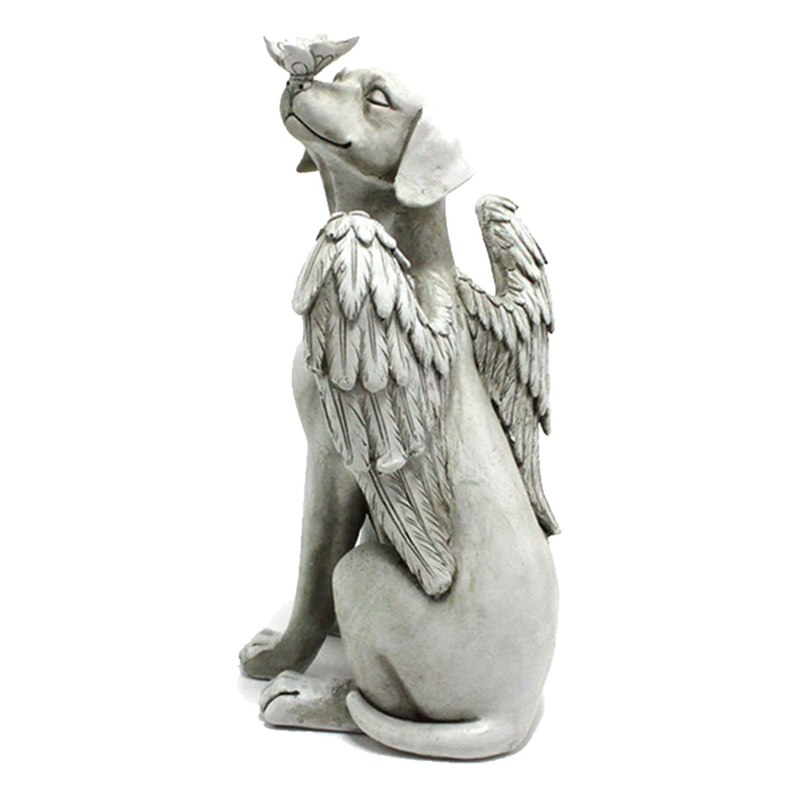 Statue d'ange de chien Ejoyous pour surmonter la perte de votre animal