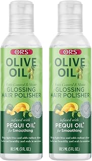 ORS Olive Oil Frizz Control & Shine Glossing Hair Polisher with Pequi Oil 3 Ounces (Pack of 2)
