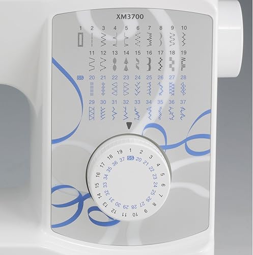 Miniatura 2 de Brother Máquina de coser XM3700, 37 puntadas integradas, 5 pies de costura incluidos