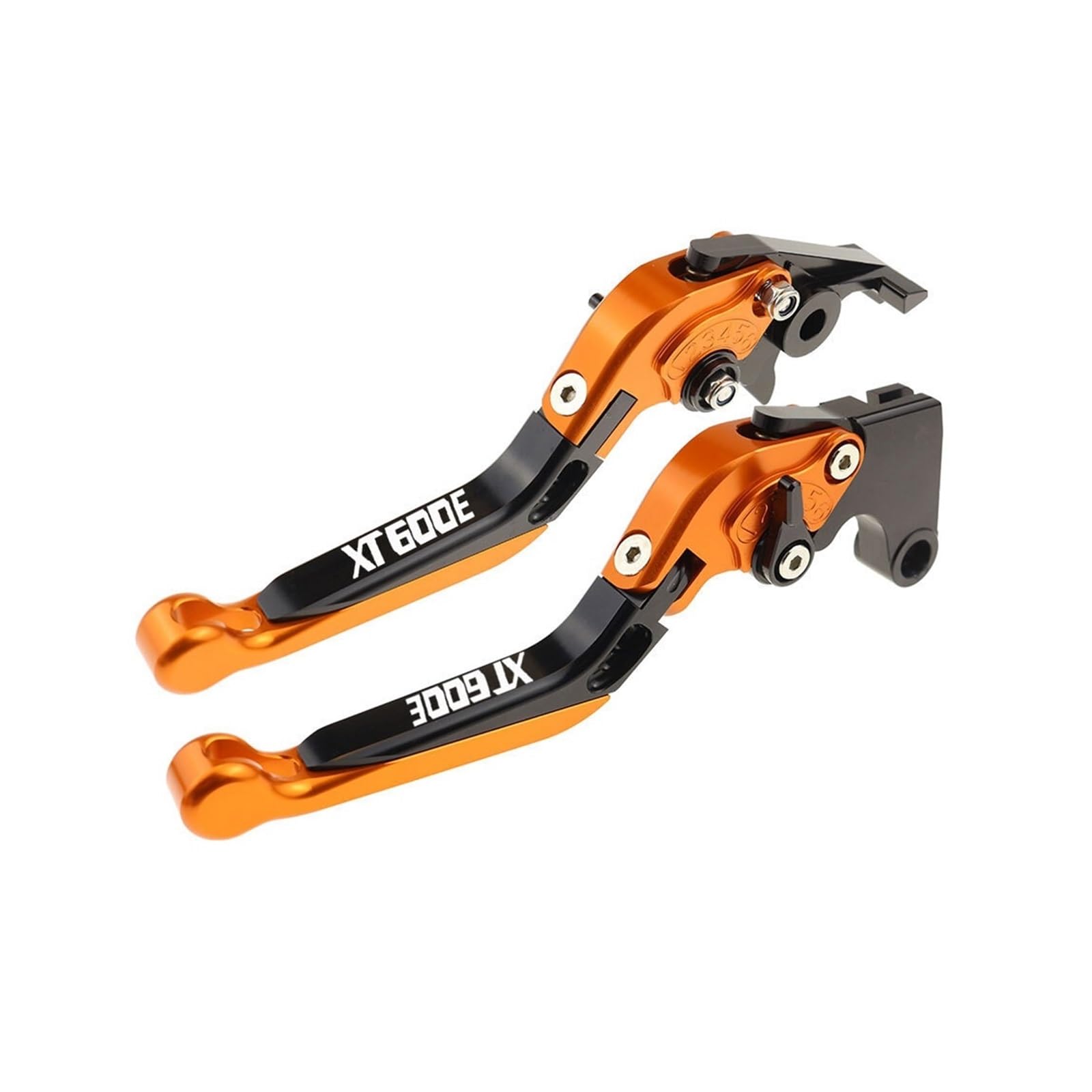 JGHFDWS Motorcycle Brake Clutch Lever Set for XT600E Motorcycle Folding Extendable Brake Clutch Levers(11)