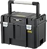 Stanley FMST1-75796 FatMax Pro-Stack Tool Box 23 Litres Deep Design with Wide Handle Rustproof Metal Clasps Stackable via Side Connection System