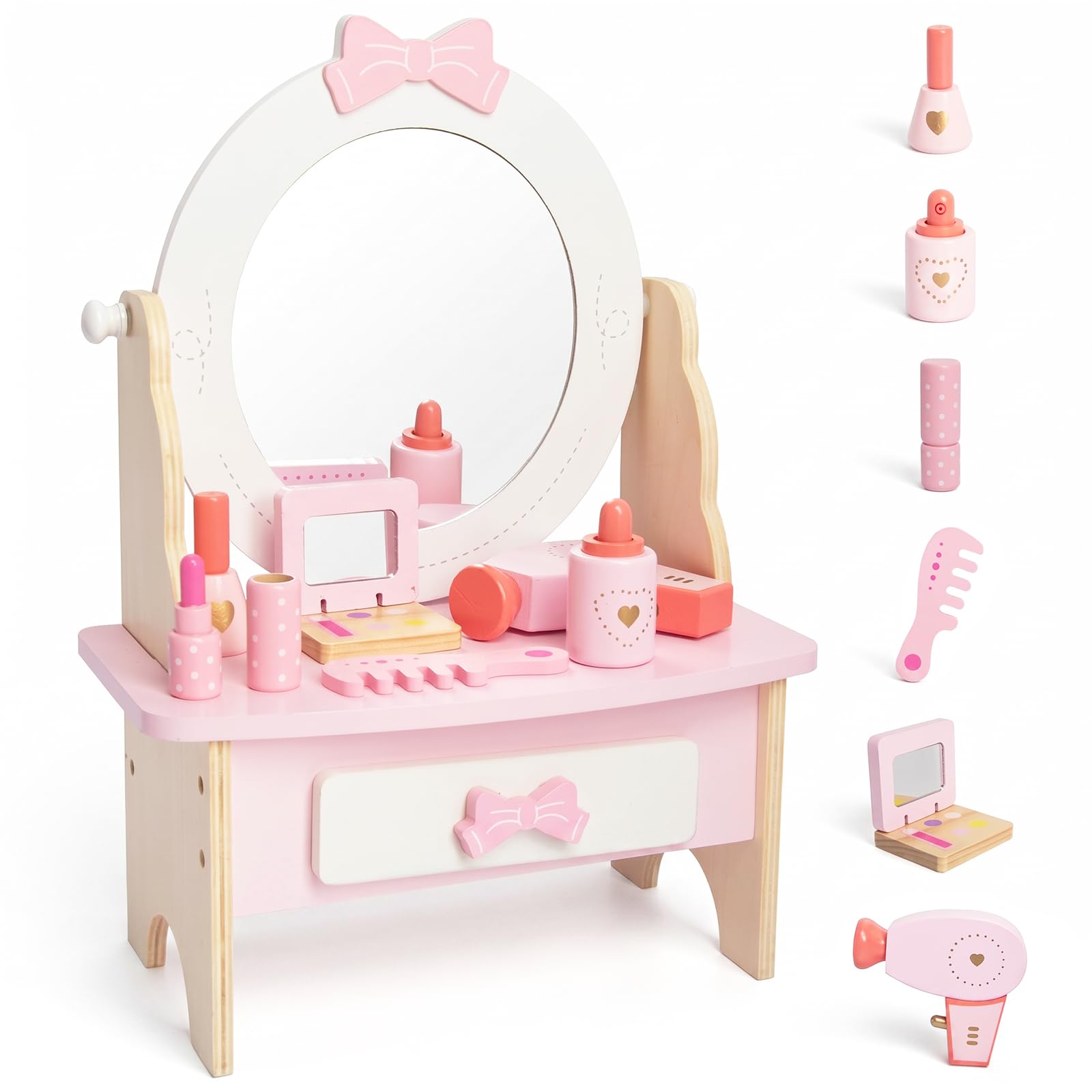WOODENFUN Toy Vanity