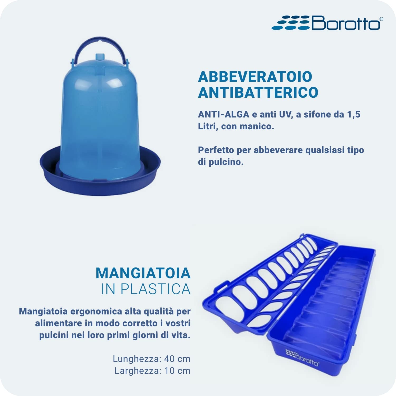 Borotto Real 24 Automatica + Kit Svezzamento | Incubatrice per Uova Automatica Professionale Brevettata 24 Uova o 96 Piccole con Girauova Automatico e Kit di Svezzamento | Made in Italy