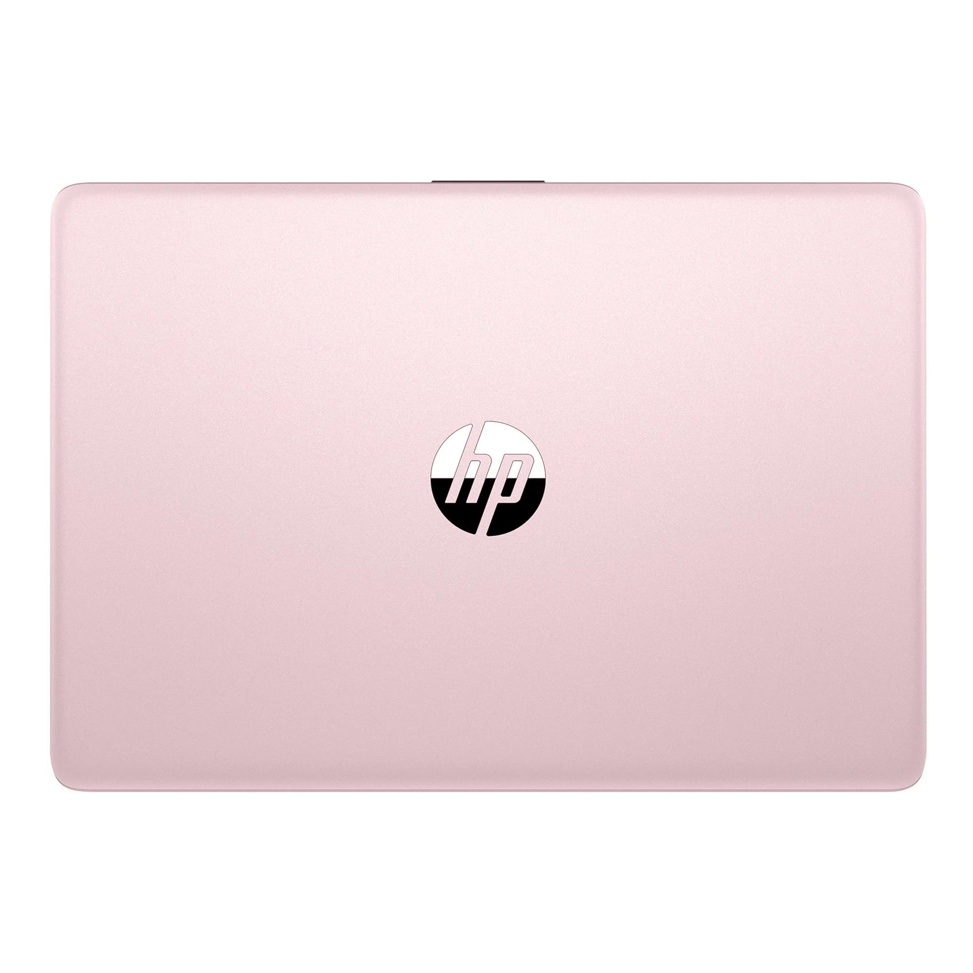 HP 14" Rose Pink Laptop | Thin, Lightweight, & Powerful | 16GB RAM | 512GB External Storage | 64GB Onboard | Free Microsoft 365 | Intel Pentium Core | Windows 11 with Wireless Earbuds