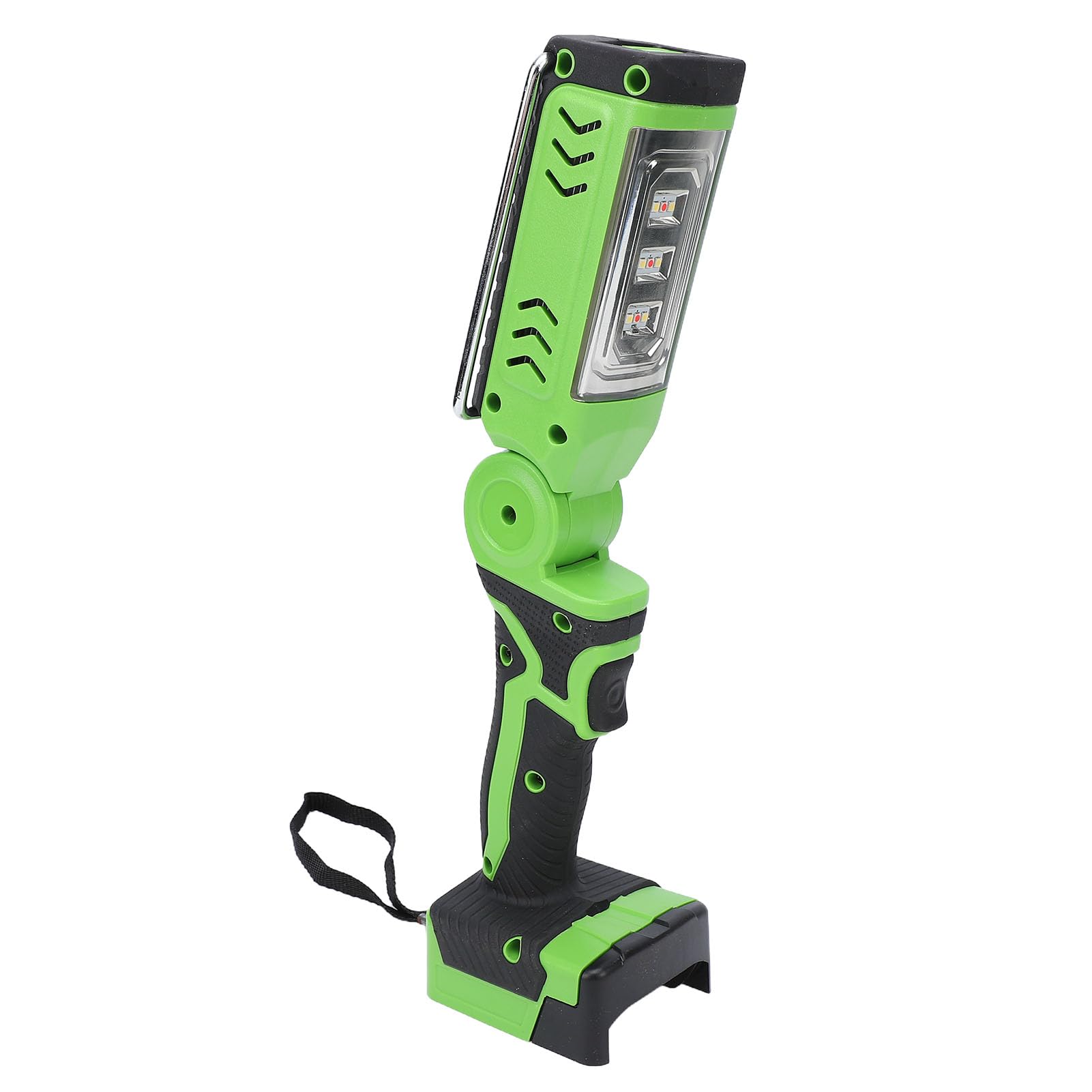 CHICIRIS Lampada da Lavoro a LED Senza Fili, 2400lm 2 Livelli di luminosità con modalità SOS Stroboscopica Rossa e Ricarica USB, per Riparazione Casa Garage Officina Campeggio