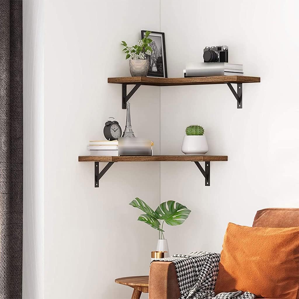 Shelving Unit Corner Kitchen Wall Mounted Storage Rack Storage Storage Rack Wall Suspension Shelf Bedroom Living Room Bathroom Shelf (Color : A) (A)