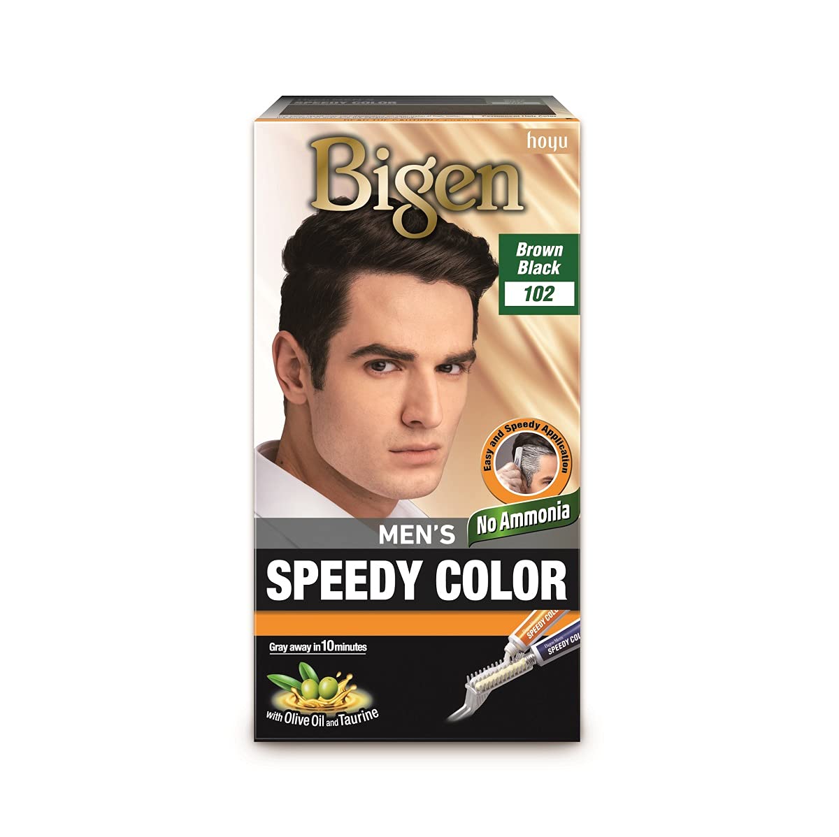 Amazon.com: Bigen Men's Speedy Color, Brownish Black 102 (150g)