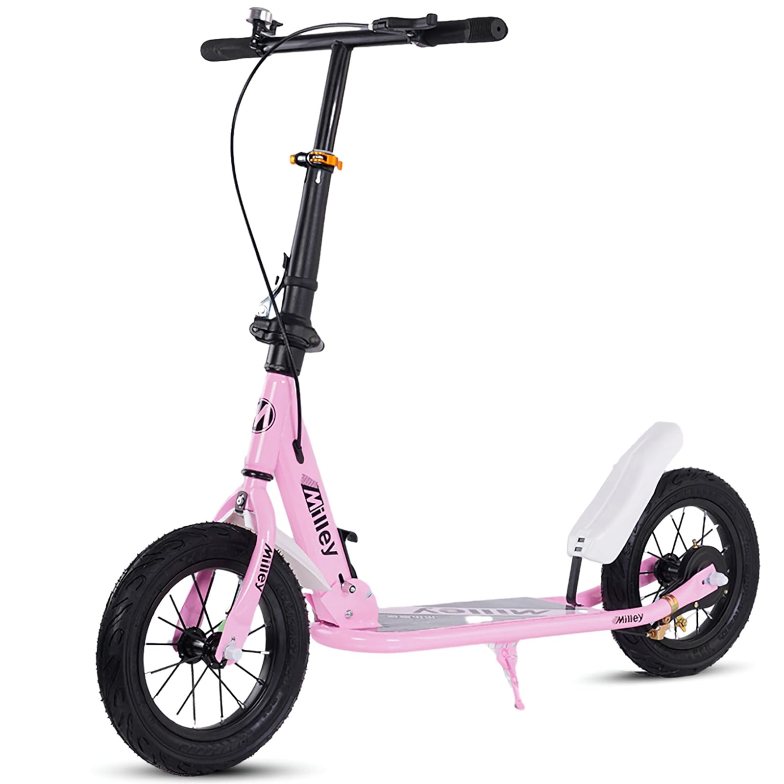 GLDDFDG Adult Scooter 290mm Big Wheel 330 Lbs,Folding