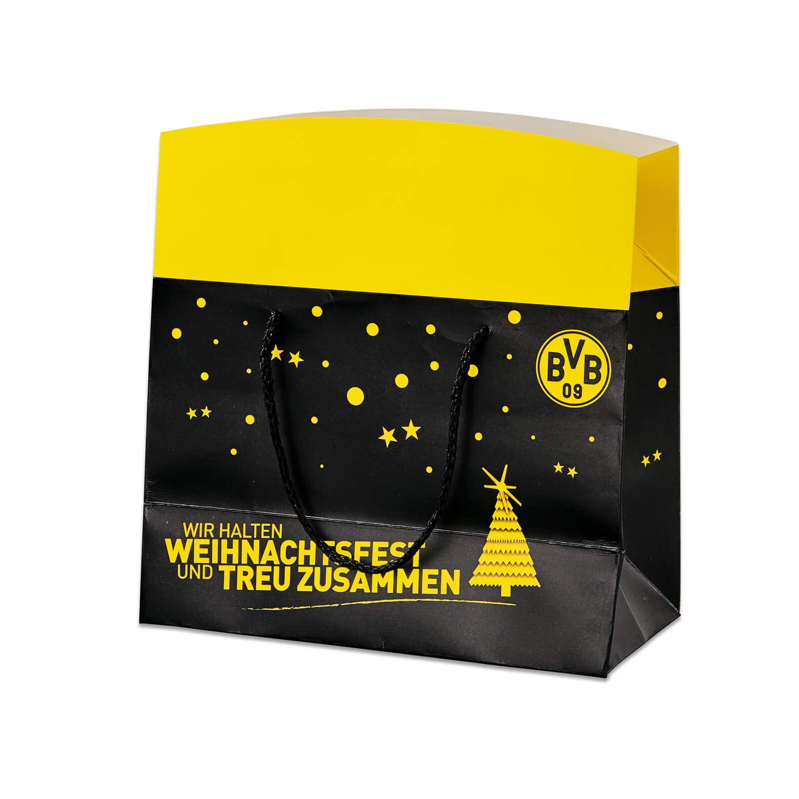 Borussia Dortmund Unisex Bvb-geschenktüte Weihnachten (Klein) Dekoration, schwarzgelb, Einheitsgröße EU