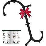 Shrdaepe Massage Trigger Point Cane, Muscle Release Tool Self Massage Hook Cane, Handheld Back, Neck, Shoulder, Leg and Feet Massager Rod, Body Deep Tissue Gifts for Men & Women, Black