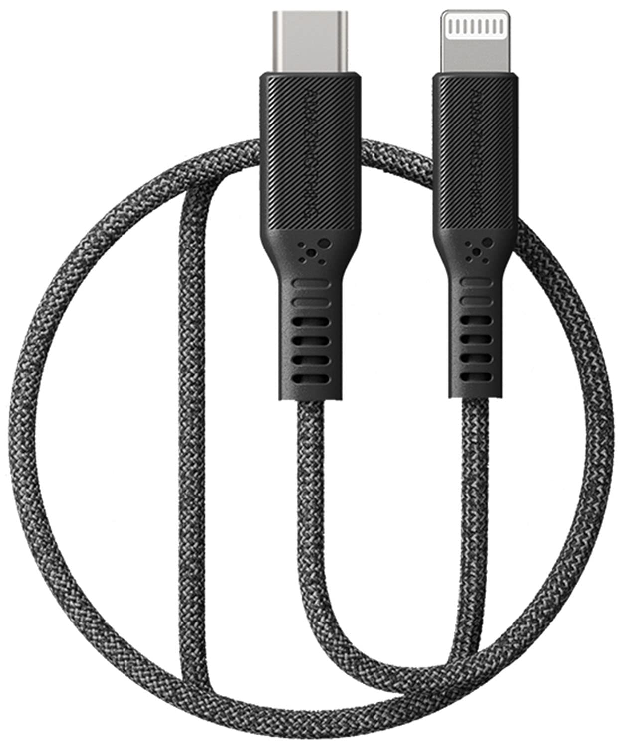 AMAZINGthingAmazing Thing Astro Pro Titan USB-C to Lightning PD 3A charging cable [2.2 Meter] braided [MFi certified] for Fast charge & data sync - Black