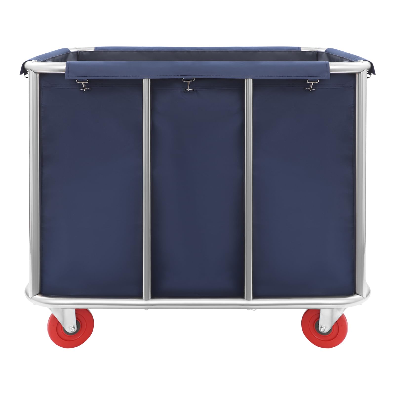 Wäschewagen Bla Moder, 90x65x80 cm, 200 kg Tragkraft, für Hotels und Apartments Wäschekorb Mit Rollen Wäschesortierer Füßen Beinen Rollwagen Transportwagen Trolley Plattformwagen Wagen