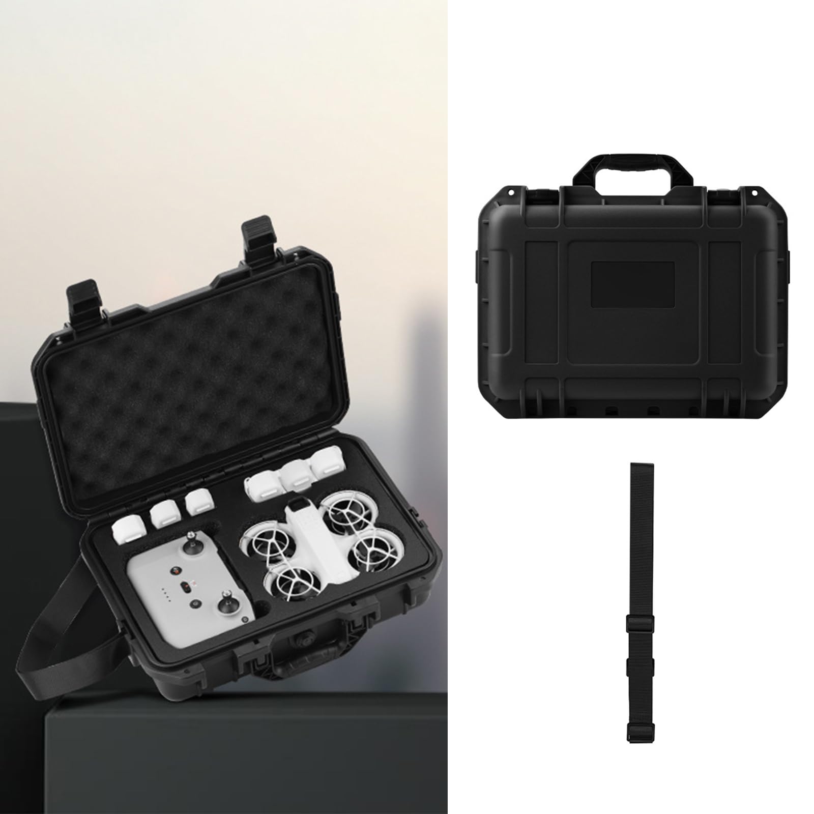 Funda rígida para llevar bolsa de viaje portátil, almacenamiento para accesorios de control remoto