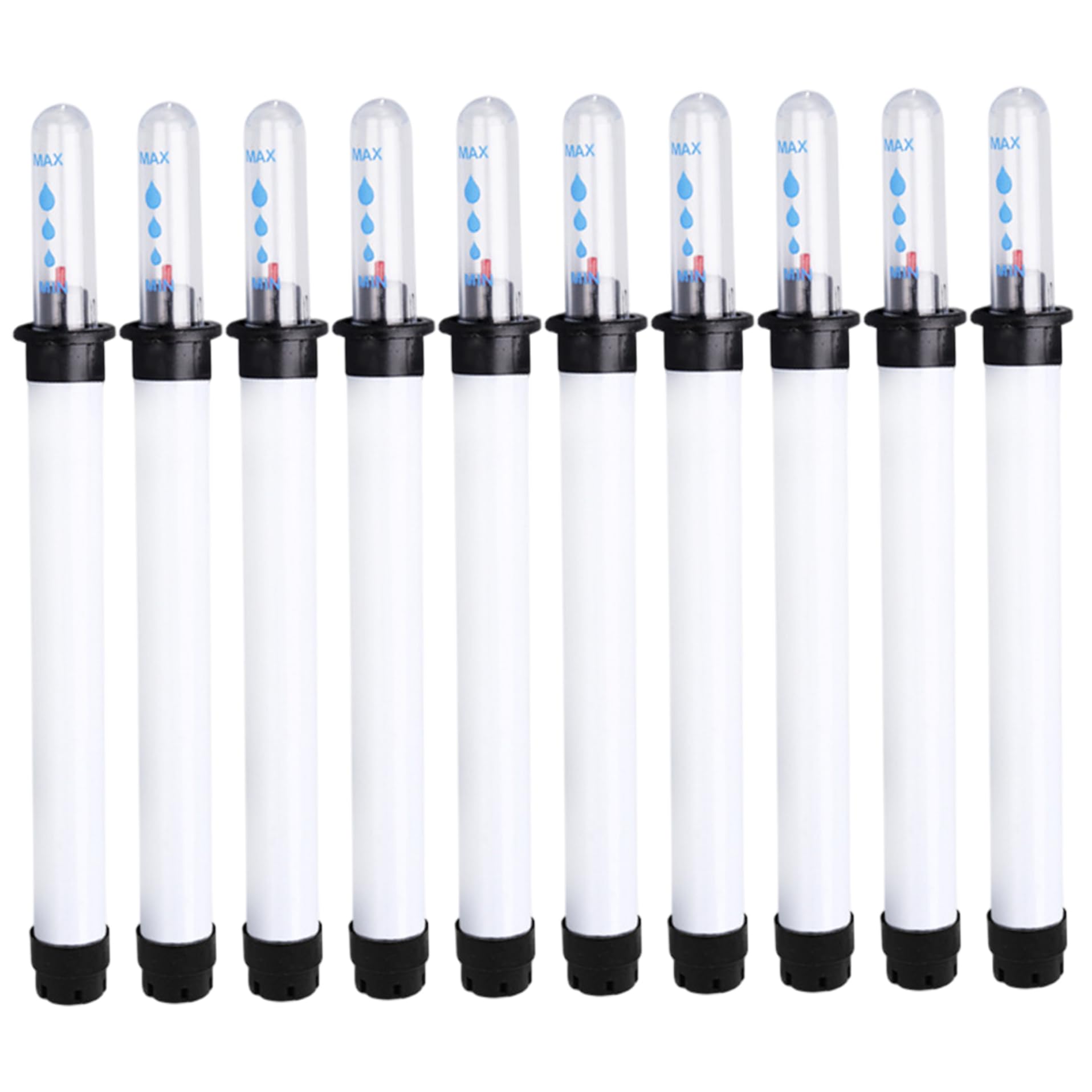 Capteur sol plantes intérieur contre le surarrosage jauge niveau d'eau transparent 9" 10x