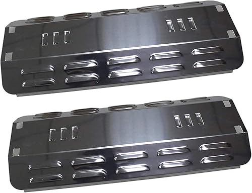 BBQ-Element - Protector de placa de calor para parrilla Master Forge MFA350CNP, MFA350BNP, MFA350BNN, cubierta de quemador de acero de porcelana