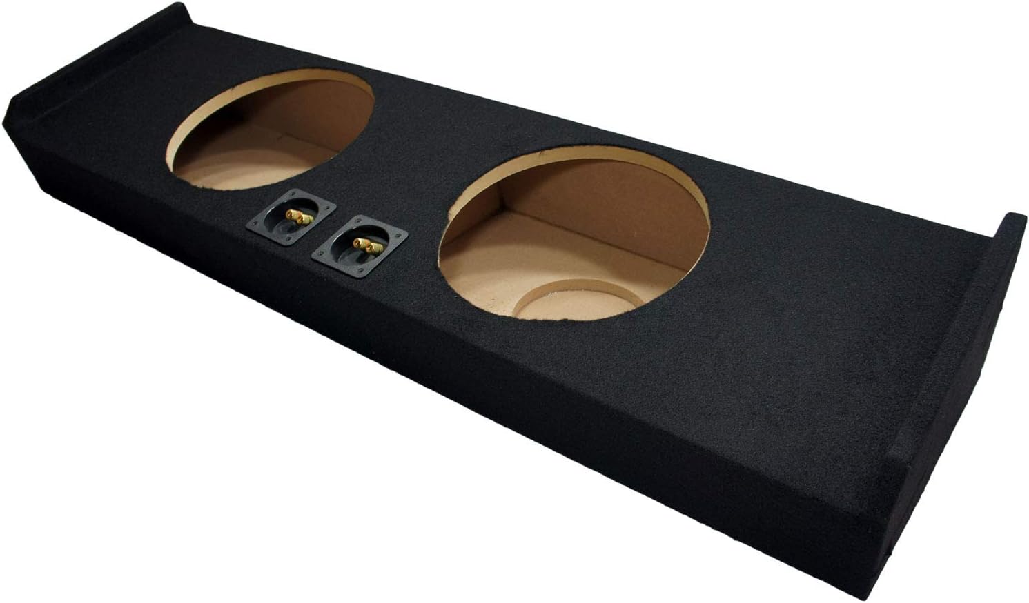 American Sound Connection FORD2X12-150-CREW-09 Compatible with Ford F150 Super Crew Cab Truck 2009-2014 Dual 12" Subwoofer Sub Box