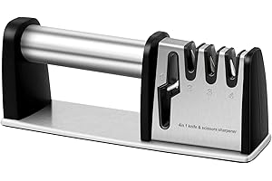4-in-1 Knife Sharpener: Ultimate Sharpening Solution for Chefs and Home Cooks