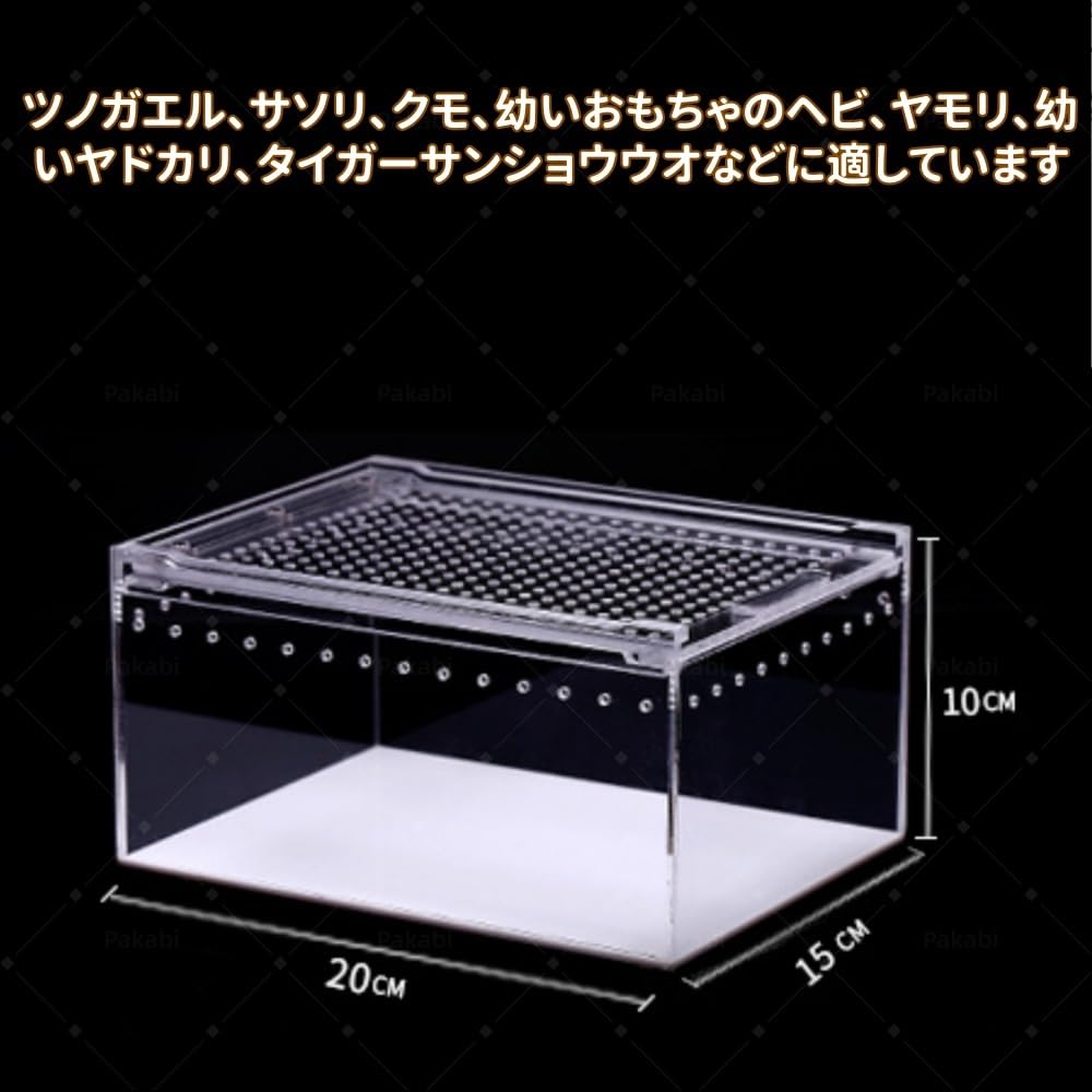 Amazon | 【Pakabi】爬虫類 トカゲ ケージ カナヘビ飼育ケース