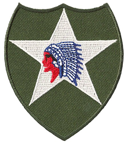 Patche écusson Armée Américaine thermocollant patch 2nd infantry division US Army