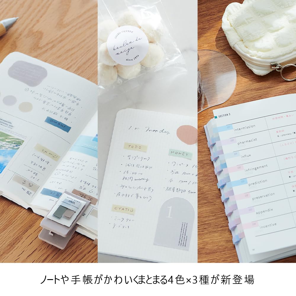 Amazon.co.jp: カンミ堂 ふせん ココフセン ミニ COLOR ストーン