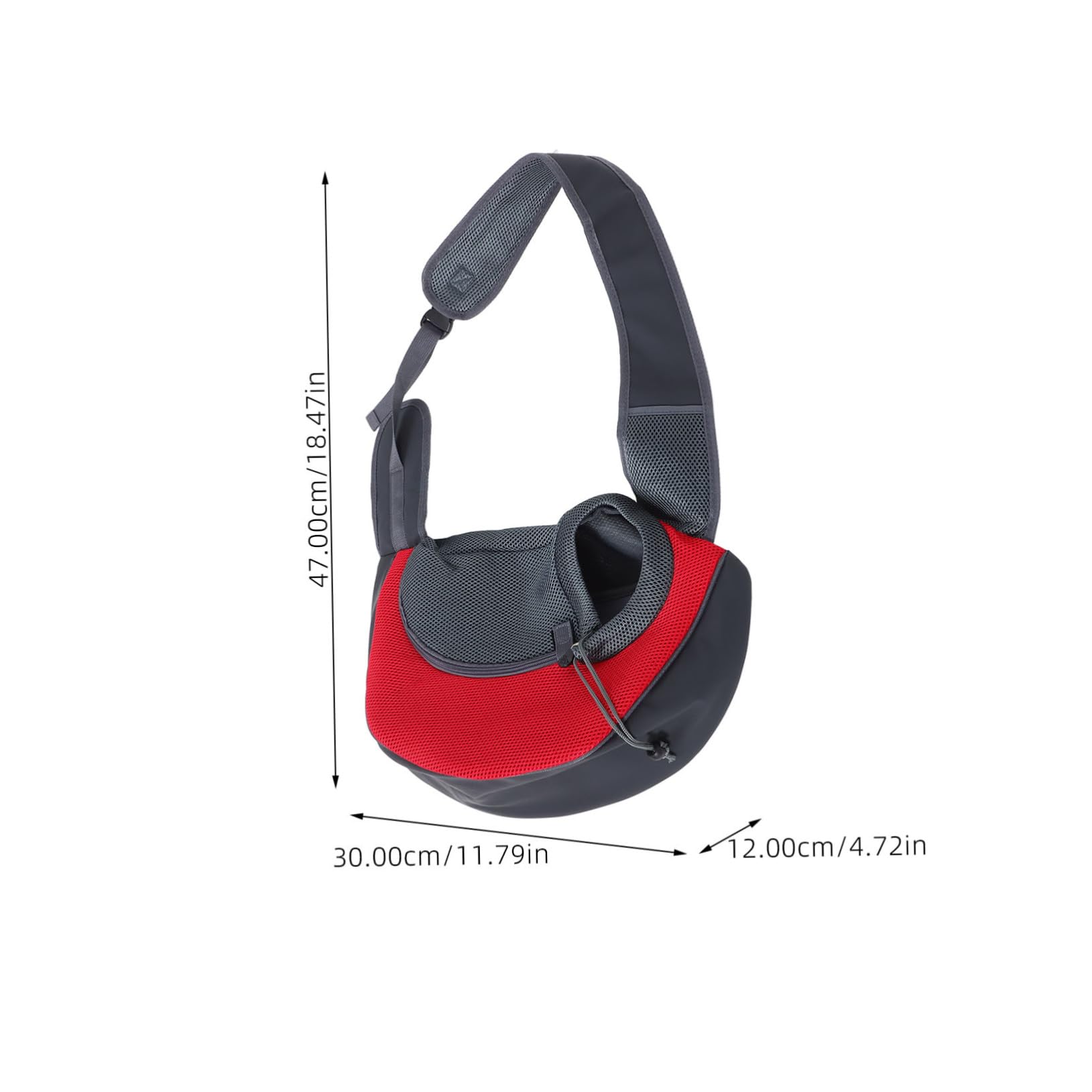 SUPVOX Portable Pet Backpack Dog Cat Sling Carrier Breathable Mesh Small Dog Sling for Outdoor Travel