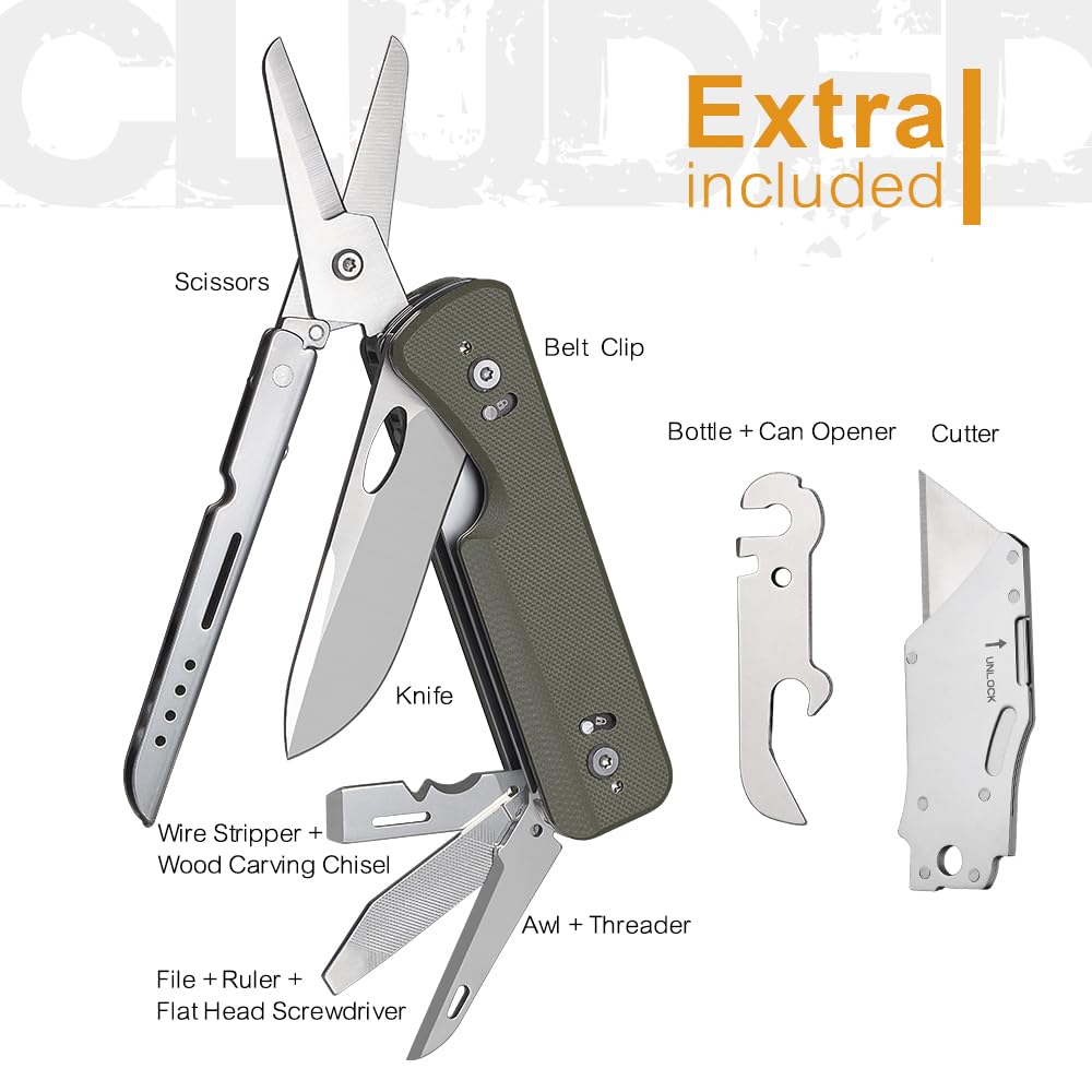 ROXON S505G Flex Shears Multiherramienta de diseño modular(Verde)