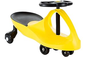 Lil' Rider Yellow Wiggle Car: The Ultimate No-Pedal Ride-On Toy