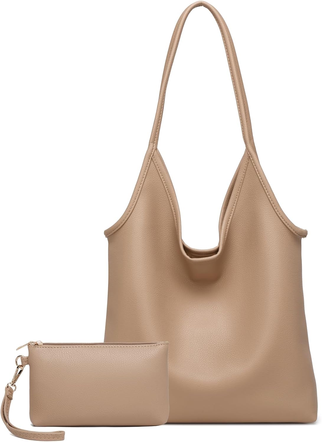 Hobo Bags Purse for Women Soft Slouchy Hobo Shoulder Bag Designer Ladies Large Leather Everyday Handle Handbag
