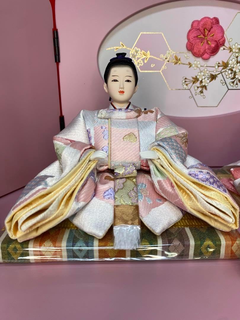 雛人形　会津塗り収納セット・人形工房　道翠・間口約５５×奥行約３５×高さ約４９㎝ 雛人形 会津塗り収納セット・人形工房 道翠・間口約55×奥行約35