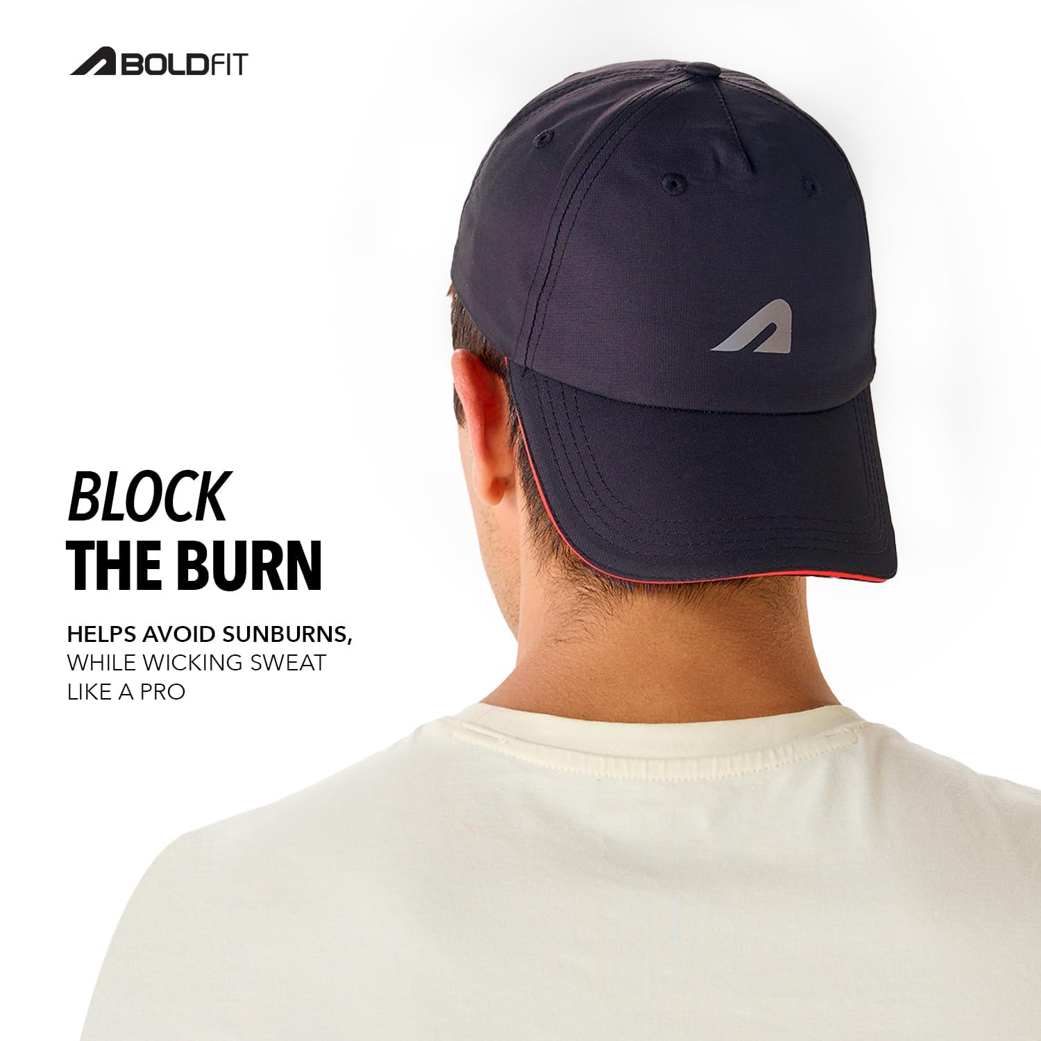 Boldfit Caps for Men Original Caps for Women Lightweight Sports Cap for Sun Protection Breathable Outdoor Hat for Running, Gym, Hiking & Everyday Wear Comfortable Adjustable Cap for All Ages 2