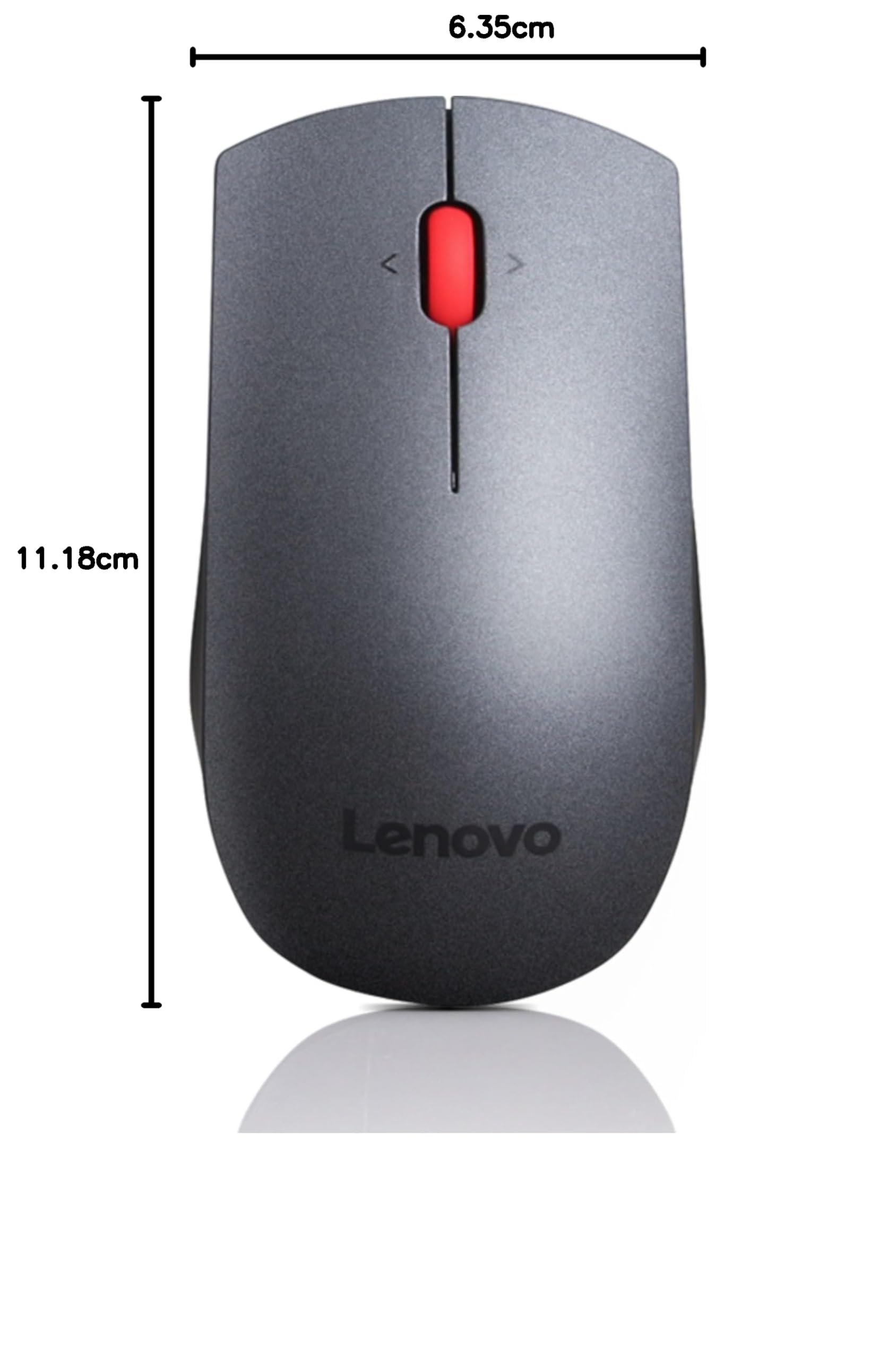Lenovo mouse laser wireless professionale, Black