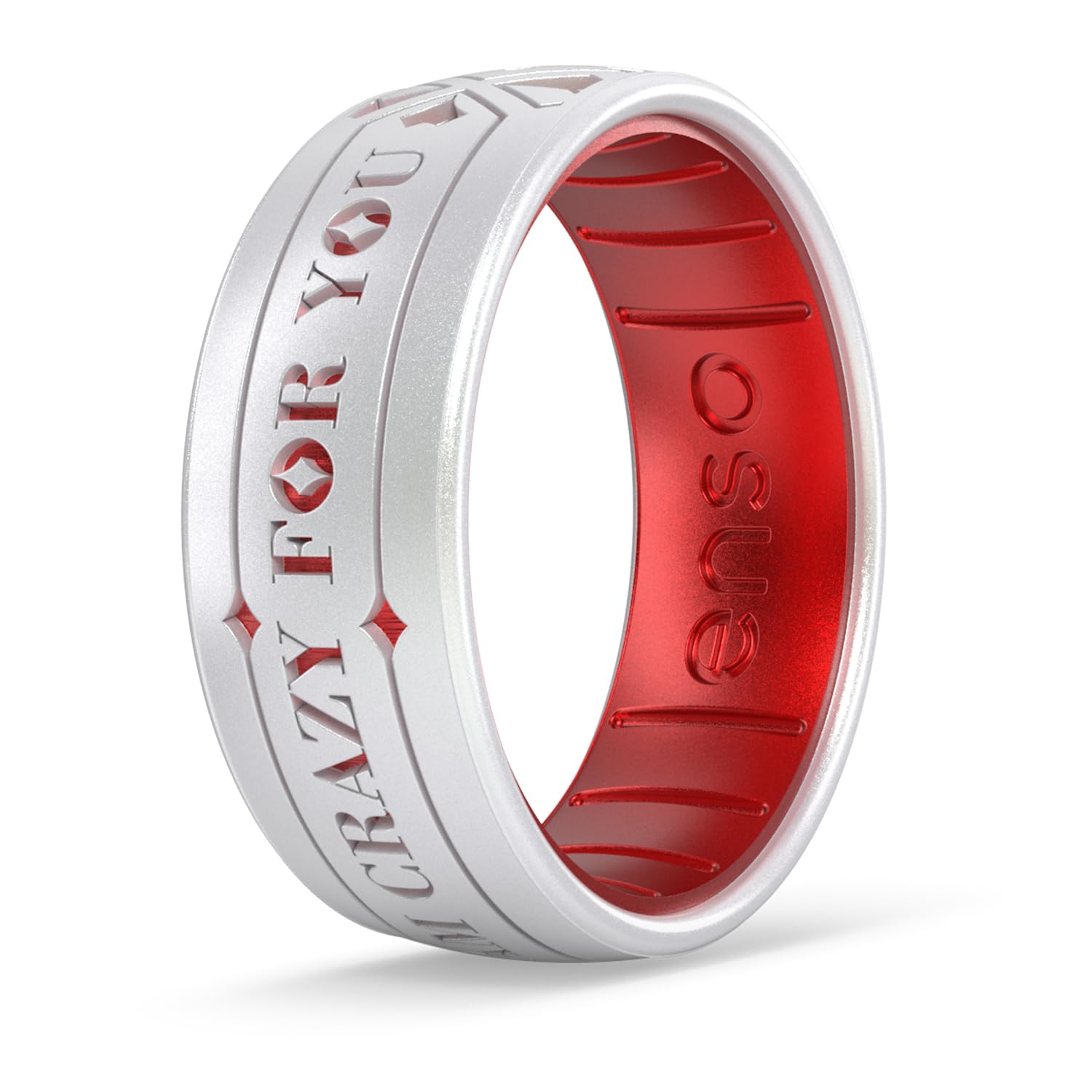 Enso Rings DC Comics Collection - Etched Silicone Ring - Comfortable, Breathable, and Safe - Batman, Superman, The Flash, and Wonder Woman