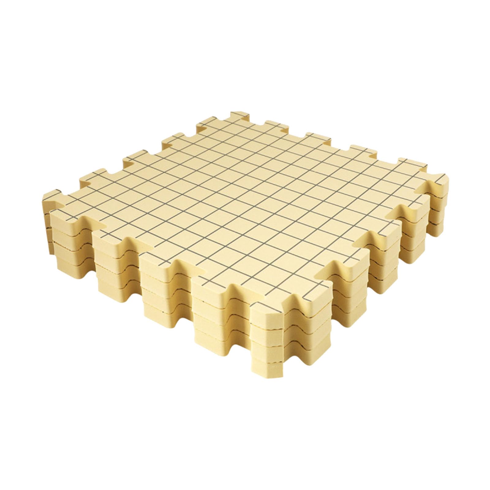 Tsophreniq 4Pcs Knitting Blocking Pad 12.6x12.6Inch Gridded Knit Blocking Foam Mat for Granny Square Making Crocheting and Knitting Fabric Boards