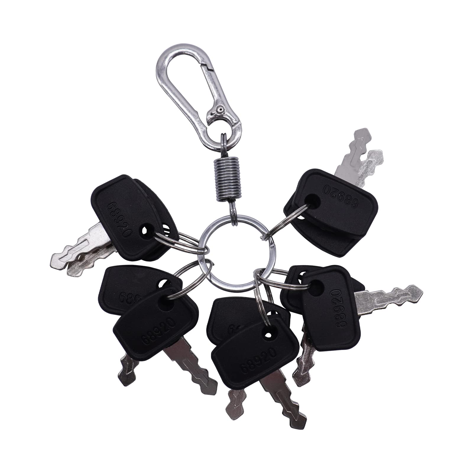 10 Pcs Ignition Key 68920 PL501-68920 for Kubota BX25 BX2350 BX2660 GR F ZR ZD RTV500 RTV900 RTV1400 RTV Series Tractor