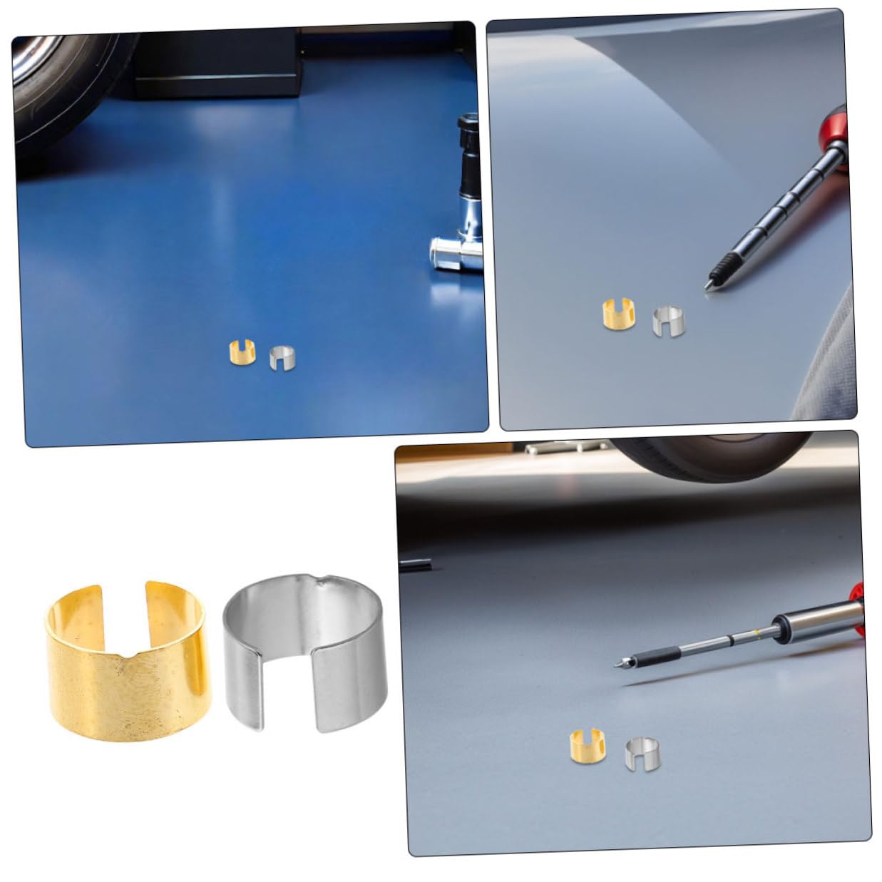 GANAZONO Adaptateur Convertisseur et Facile à Stocker de Bornes Batterie 12pcs en Alliage Haute Conductivité Portable pour Composants Audio Voiture