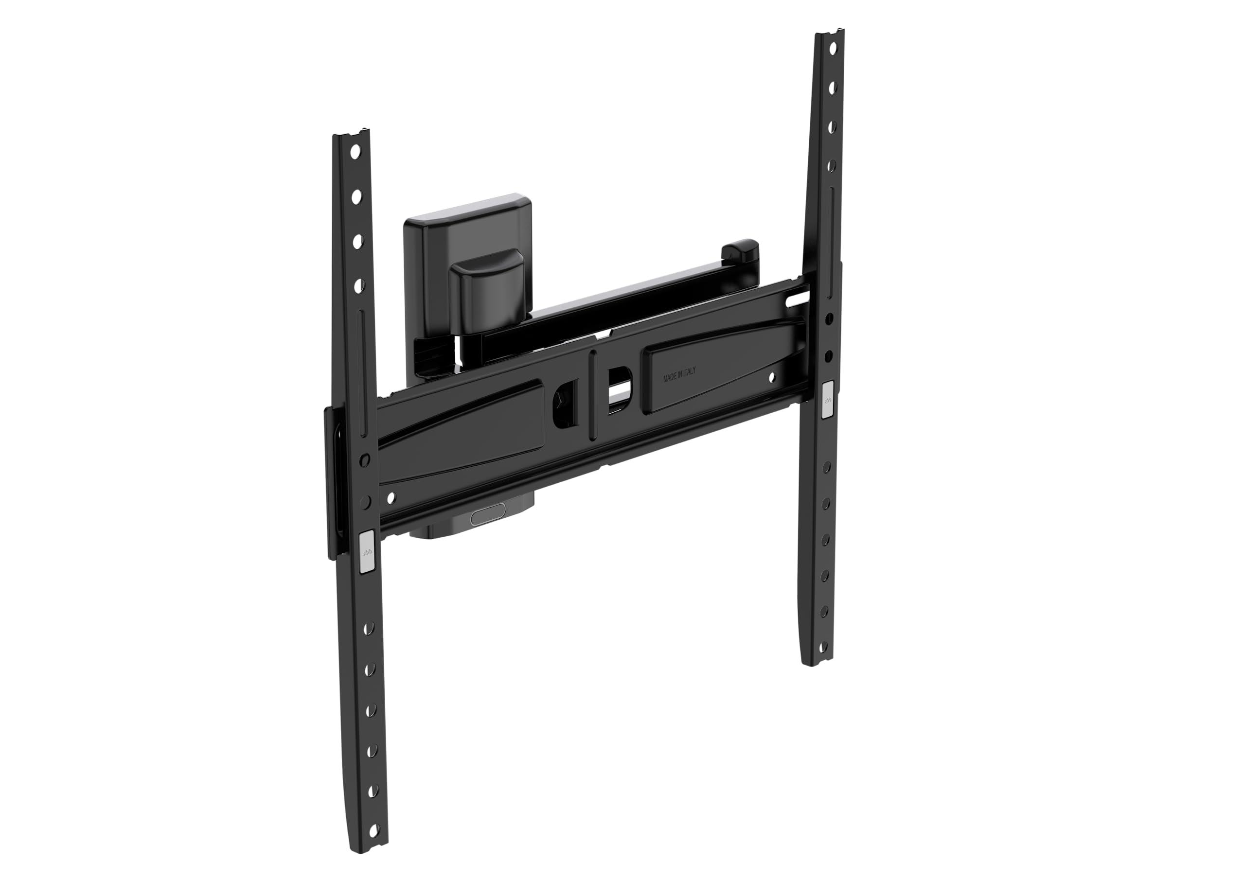 Meliconi FLATSTYLE FDR400 Support TV Mural à Double Rotation, Support pour TV à écran Plat de 40" à 65", Support VESA 200-300-400, portée 35 kg, Noir