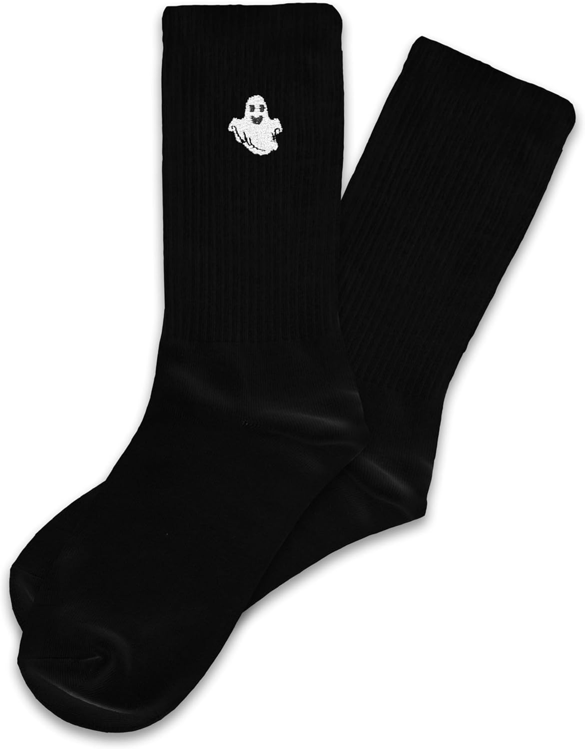 PSBGPS Cute Ghost Embroidered Socks - Funny Halloween Spooky Socks for Women&Men.(012) - Image 2