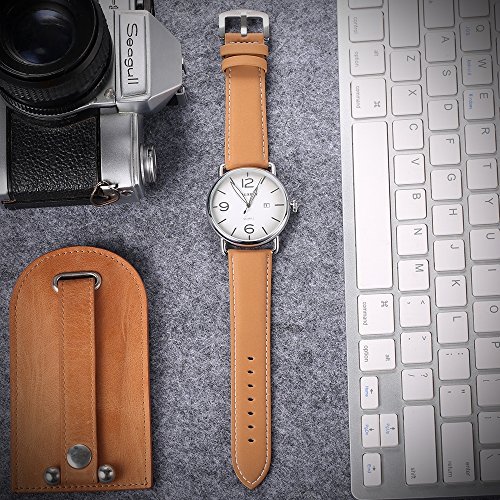 Montre avec Bracelet en Cuir LULI et mouvement quartz de précision
