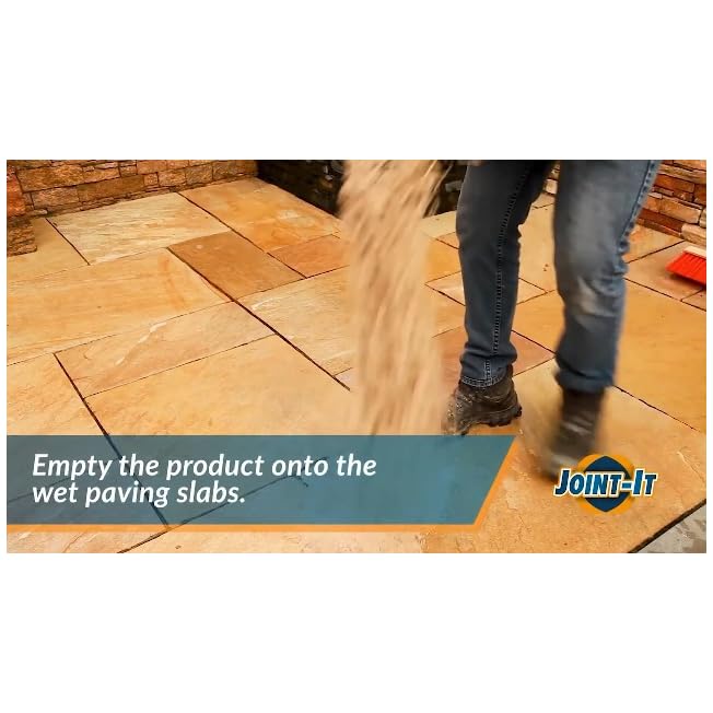 Joint-It Simple Grey Better Polymeric Sand Alternative Haze-Free Patio Jointing Sand for Flagstones and Pavers