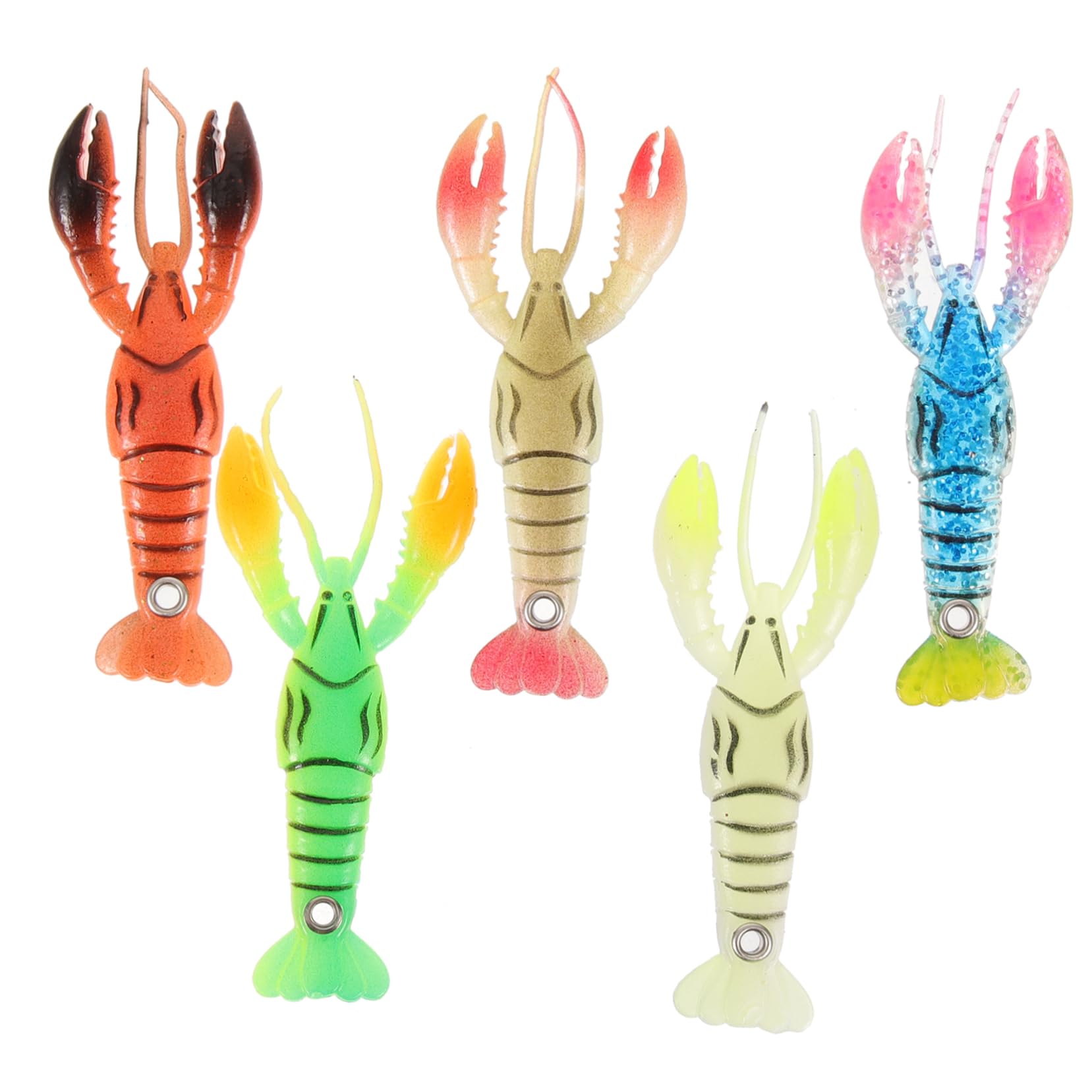 YARNOW Lot De 5 Appâts Artificiels Multi-usages Matériel De Pêche Compact Résistant À Lusure pour Lextérieur 5 Pièces X 5
