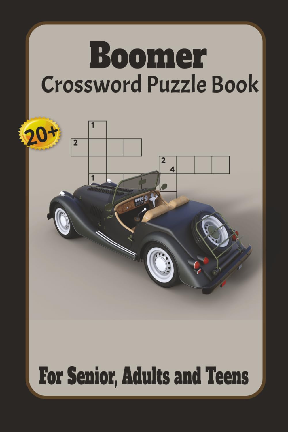 Boomer Crossword Puzzle Book: Crossword puzzles with easy-to-read print about boomers and more/ 6x9 inches, 60 pages/20+ Puzzles... Gifts for Vacations, Holidays and Relaxation