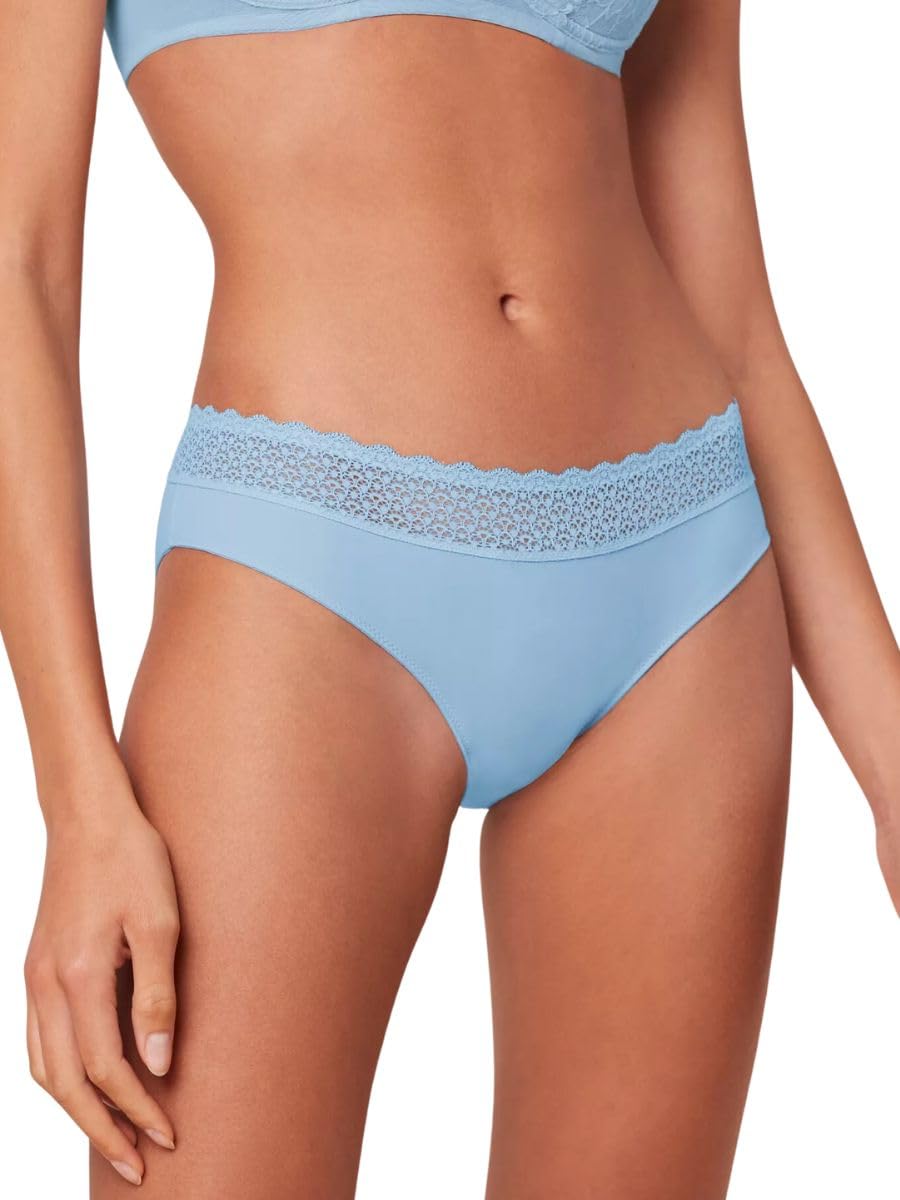 Triumph Women's Feel of Modal Mid-Rise Tai Panty, Silent Grey, Model 10214403