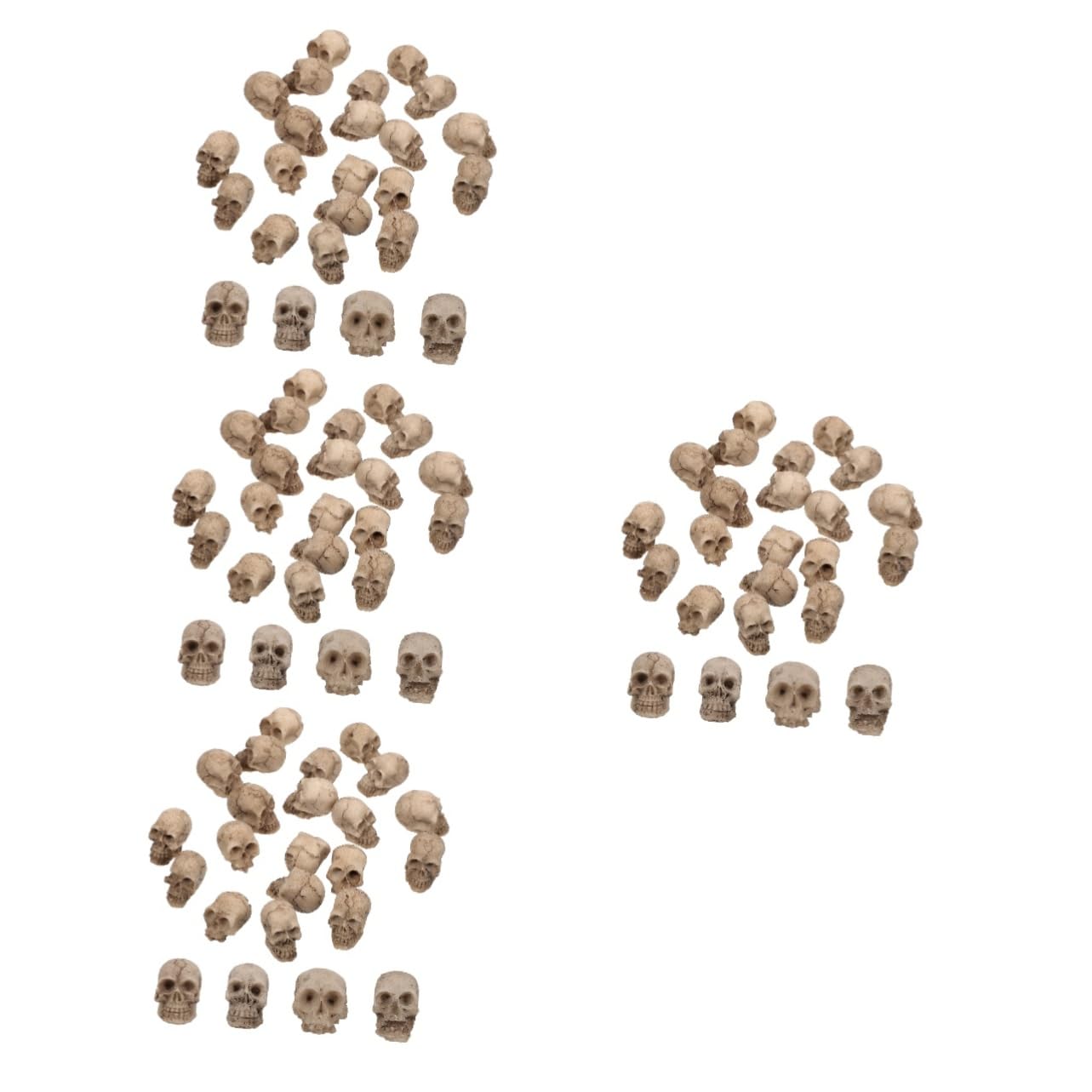 SUPVOX 80pezzi Decorazioni Halloween Miniature Scheletro Per Spaventosi Per Ed Per Halloweenosa