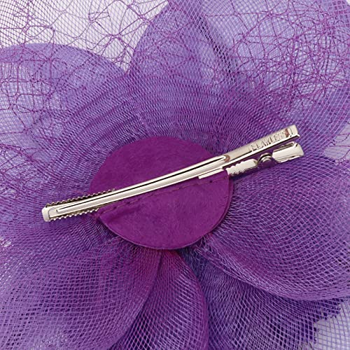 Image of DRESHOW Women Fascinator Hats Tea Party Hat Vintage Pillbox Hat Headband for Cocktail
