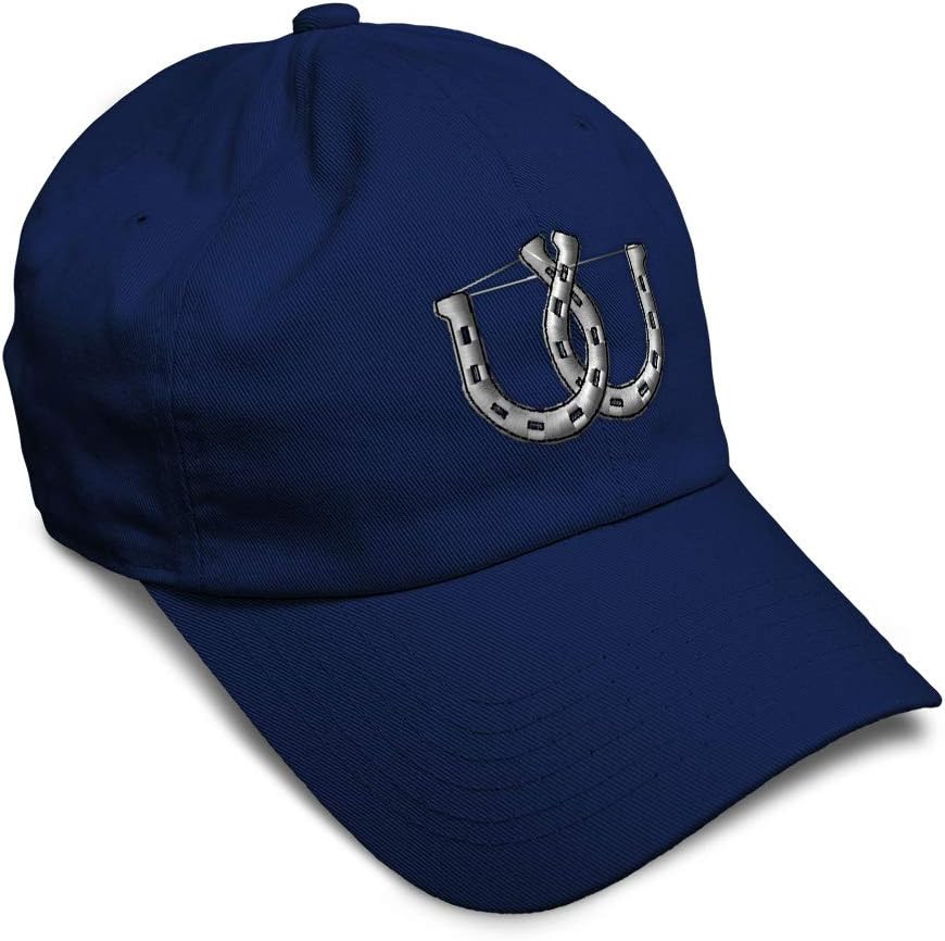 Soft Baseball Cap Sports Lifeline Horseshoes A Embroidery Game Equipment Cotton Dad Hats for Men & Women